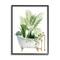 Stupell Industries Various Plants Greenery Vintage Tub Framed Giclee Art